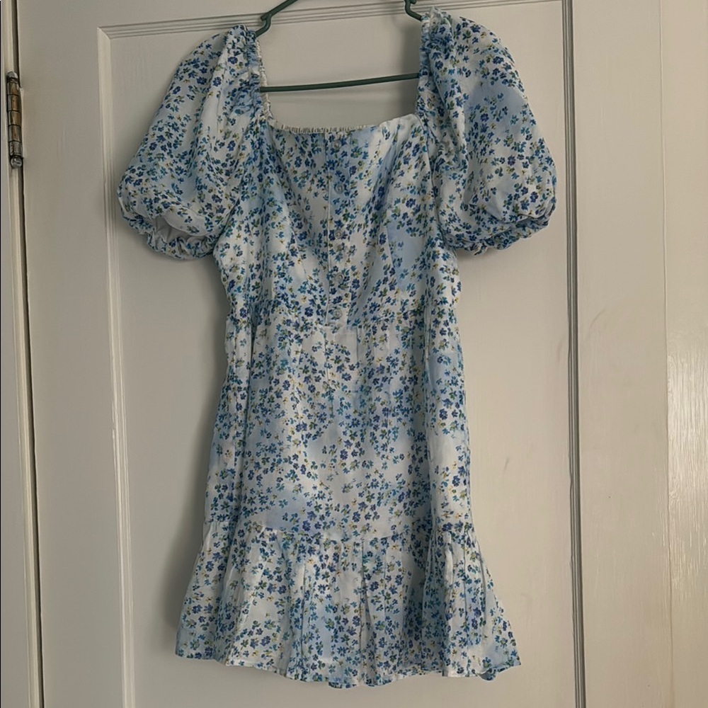 BB Dakota by Steve Madden Blue Floral Mini Dress